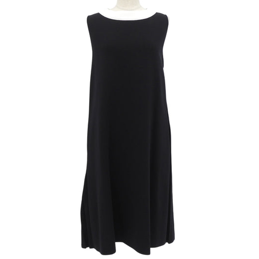 Excellent FOXEY one piece Back Pleated Sleeveless black Women 40 41783-KA00A05S