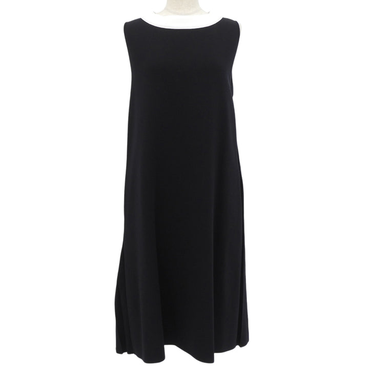 Excellent FOXEY one piece Back Pleated Sleeveless black Women 40 41783-KA00A05S