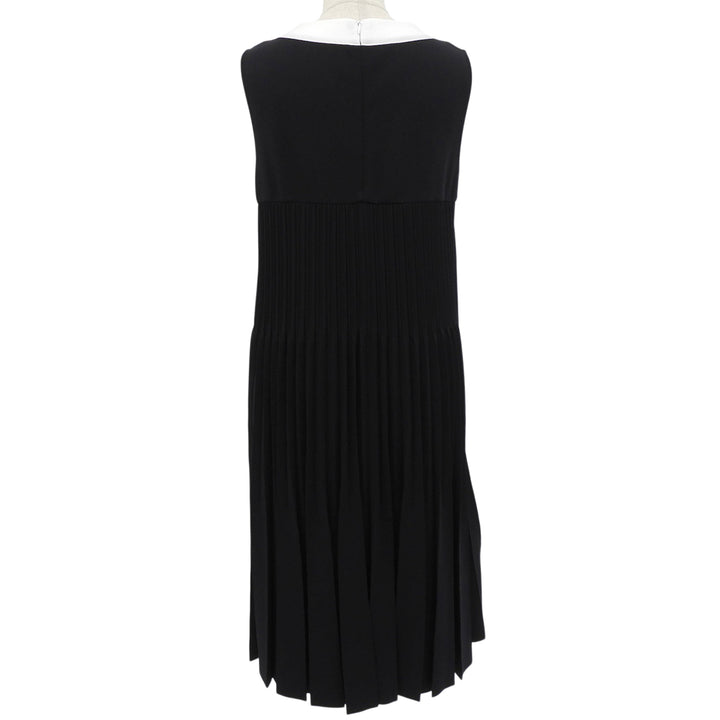 Excellent FOXEY one piece Back Pleated Sleeveless black Women 40 41783-KA00A05S