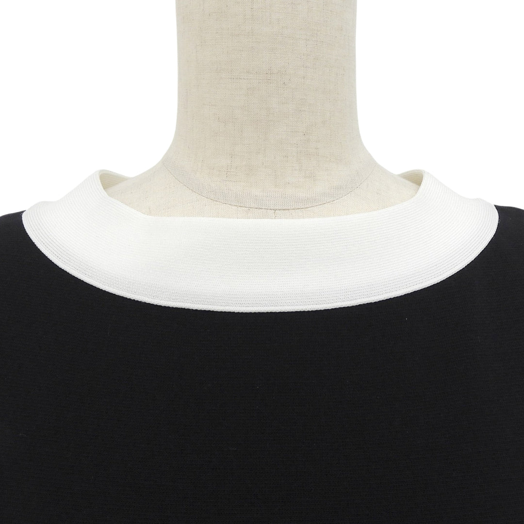Excellent FOXEY one piece Back Pleated Sleeveless black Women 40 41783-KA00A05S