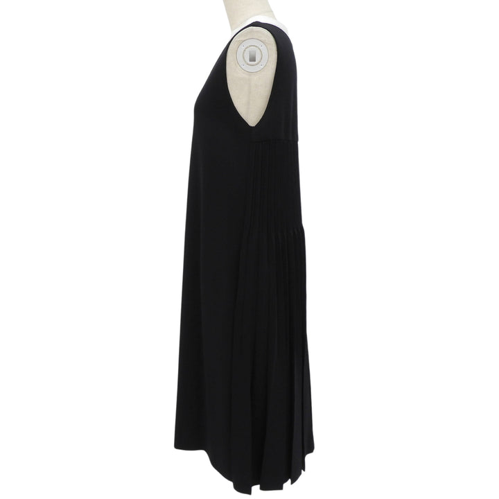 Excellent FOXEY one piece Back Pleated Sleeveless black Women 40 41783-KA00A05S