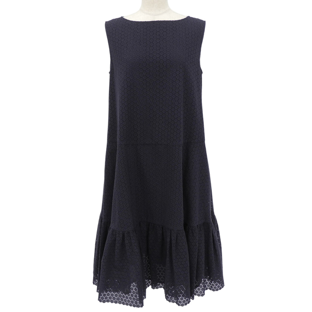 Excellent FOXEY one piece Navy cotton Women 40 43374-S00X603K