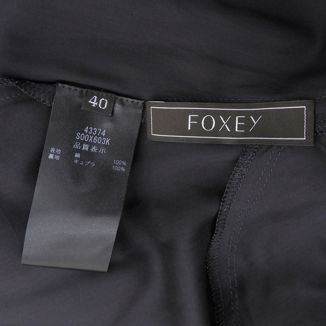 Excellent FOXEY one piece Navy cotton Women 40 43374-S00X603K