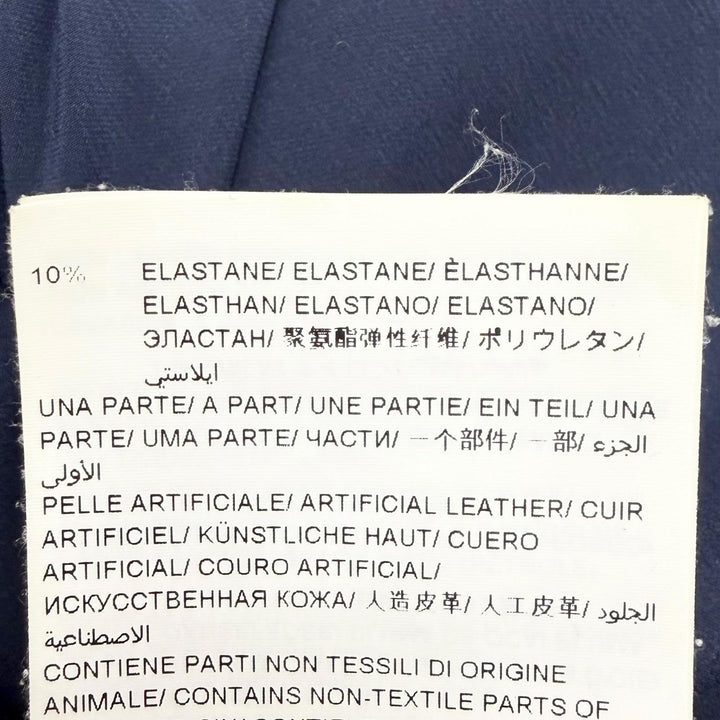 Great TATRAS down coat AGOGNA Belted logo patch shawl collar Navy LTA17A4487