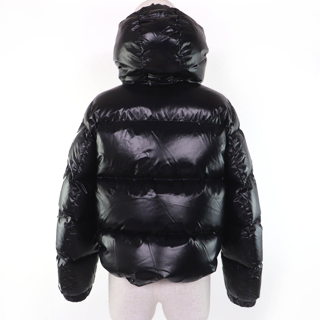 Great VALENTINO Down jacket VLTN logo ZIP UP black Women 36 UB3CN01P5LE