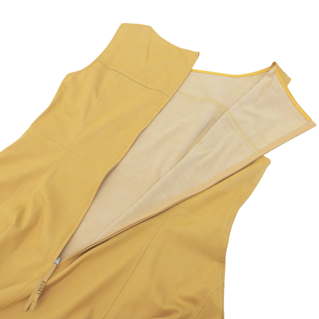 Excellent FOXEY NEW YORK one piece yellow cotton Women 40 NS00E607SI