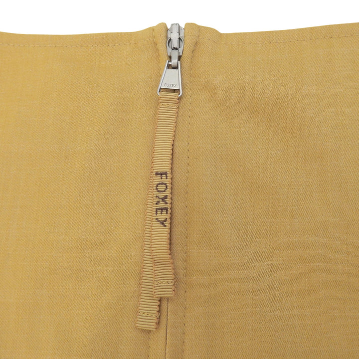 Excellent FOXEY NEW YORK one piece yellow cotton Women 40 NS00E607SI