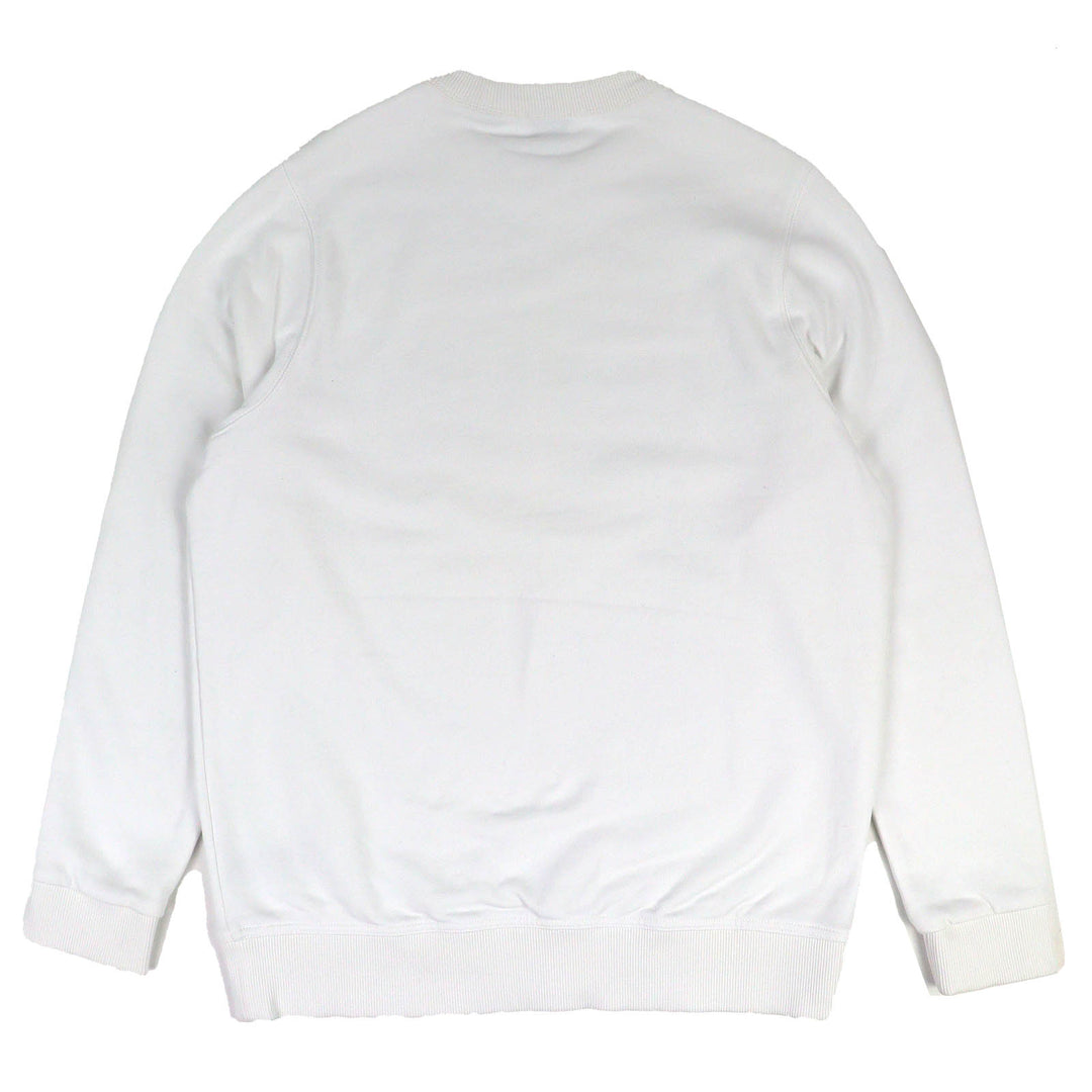 Discounted Great BURBERRY Tisci era logo print crewneck sweatshirt white cotton M 8011443