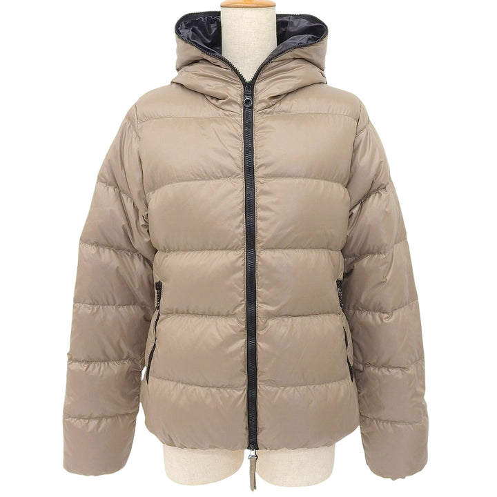 Excellent DUVETICA Down jacket Full-zip hooded beige 42 192-D8110910N01-1035R