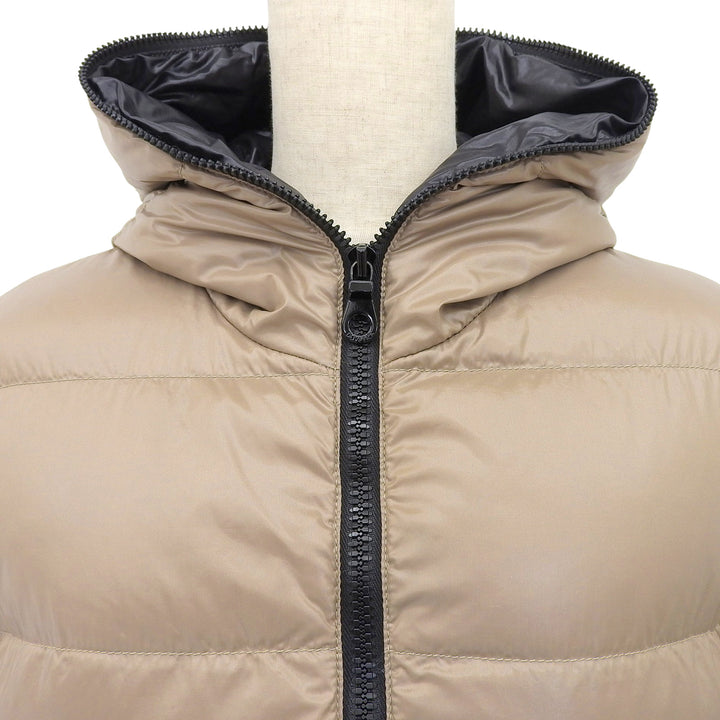 Excellent DUVETICA Down jacket Full-zip hooded beige 42 192-D8110910N01-1035R