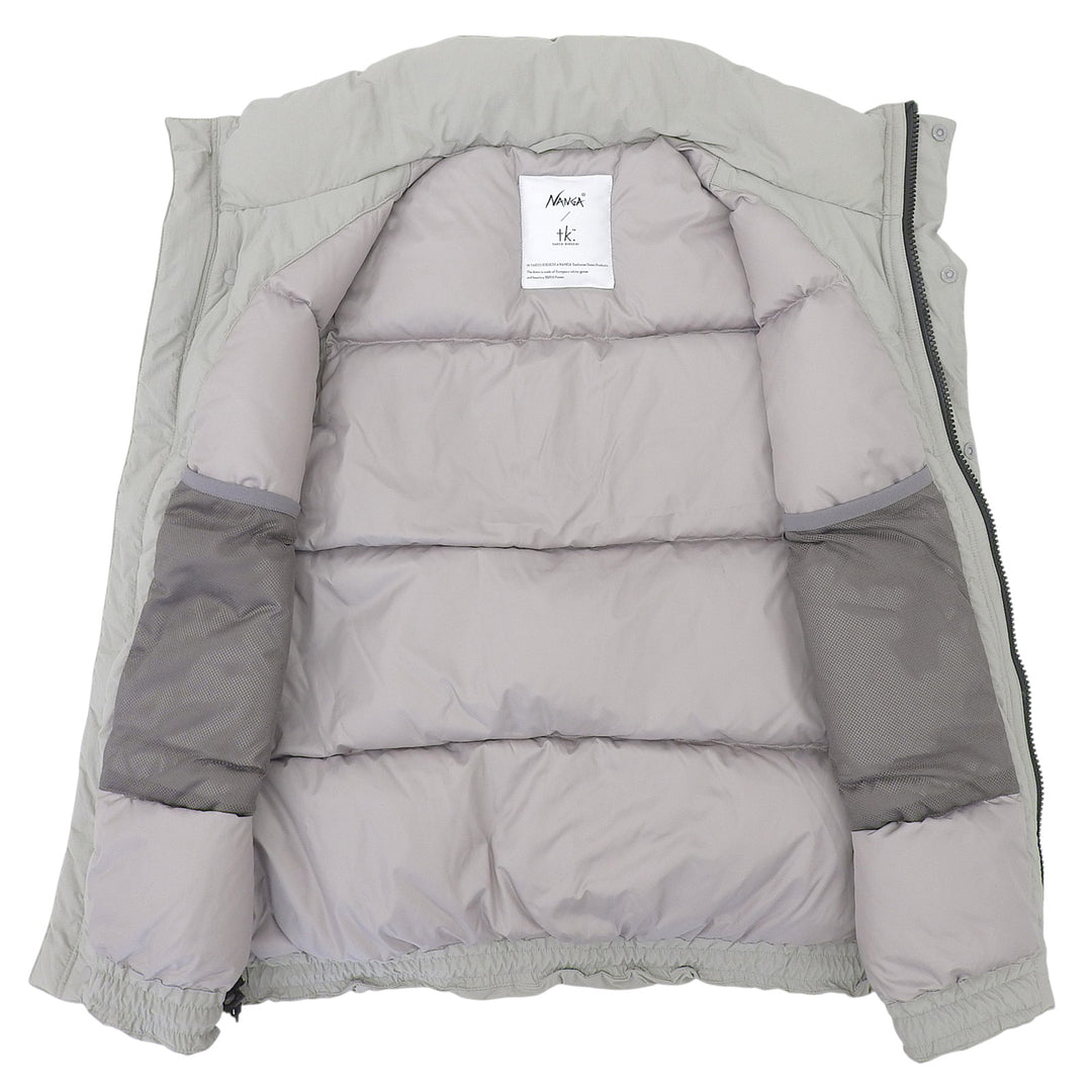 Excellent NANGA Down vest tk.TAKEO KIKUCHI Special Order Stand Collar Padded