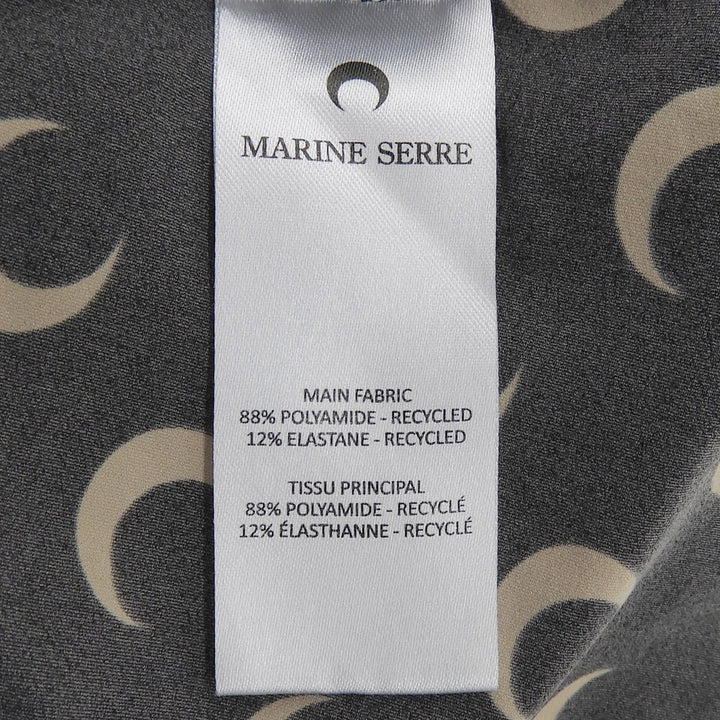 Great MARINE SERRE BORDERLINE T-shirt Long sleeve black recycled Women S