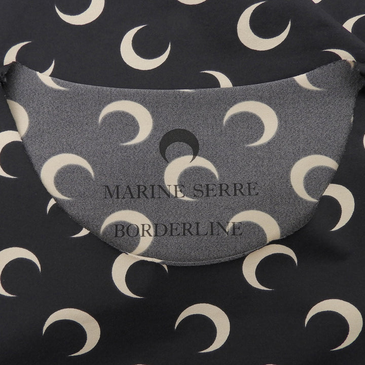 Great MARINE SERRE BORDERLINE T-shirt Long sleeve black recycled Women S