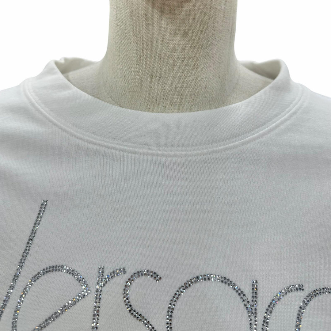 Great VERSACE sweat white cotton Women 38 1015298
