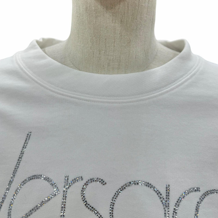 Great VERSACE sweat white cotton Women 38 1015298