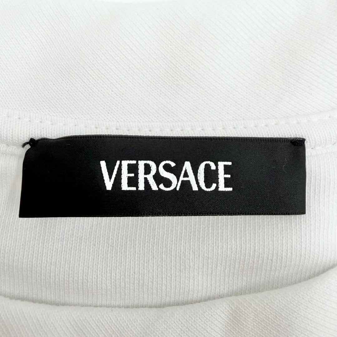 Great VERSACE sweat white cotton Women 38 1015298