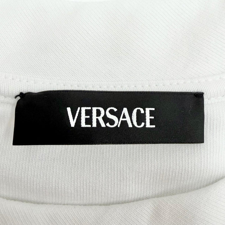 Great VERSACE sweat white cotton Women 38 1015298