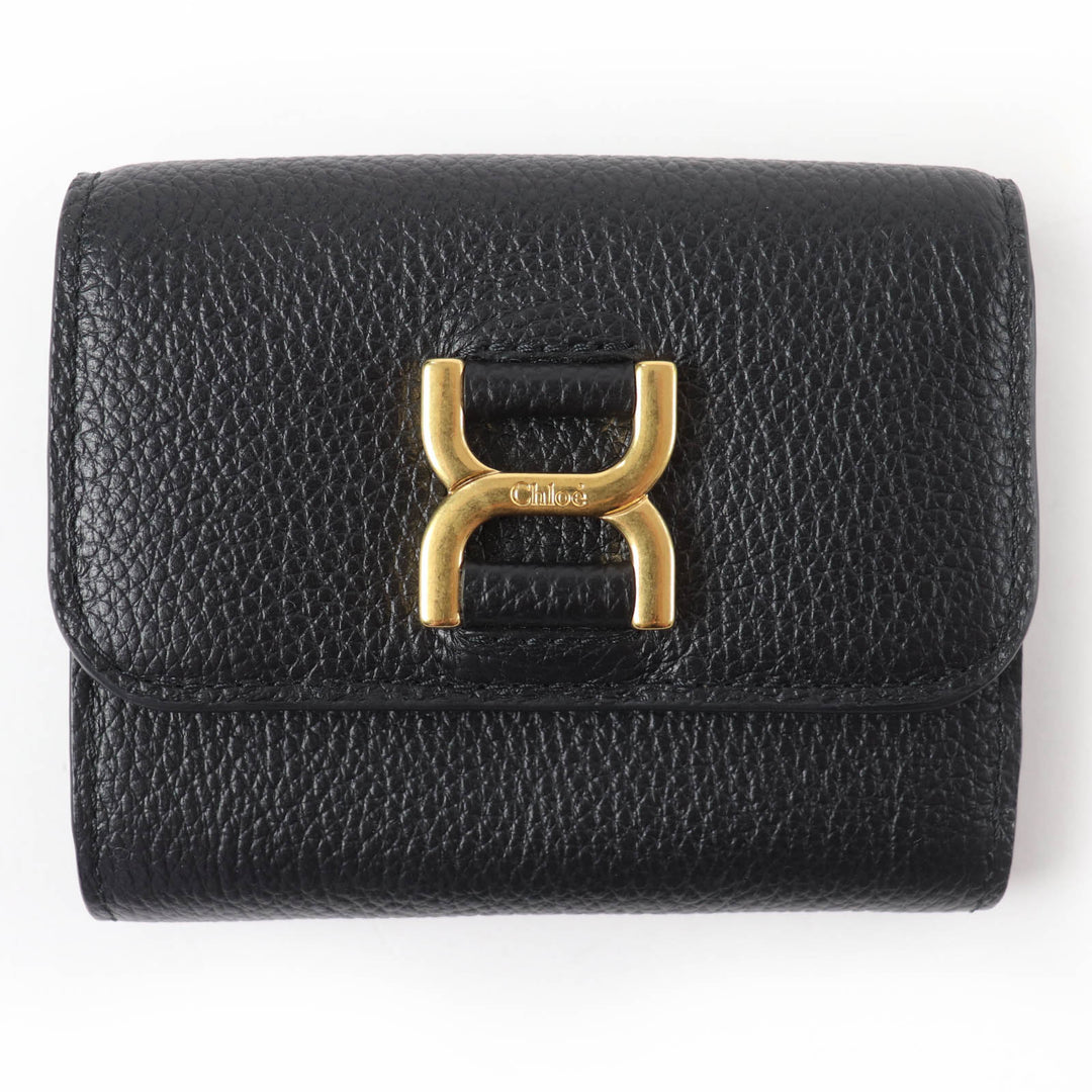 Pristine Chloe Tri-fold wallet Mercy Small Triford Wallet leather CHC23AP099