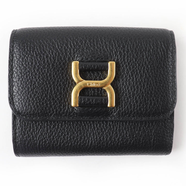 Pristine Chloe Tri-fold wallet Mercy Small Triford Wallet leather CHC23AP099