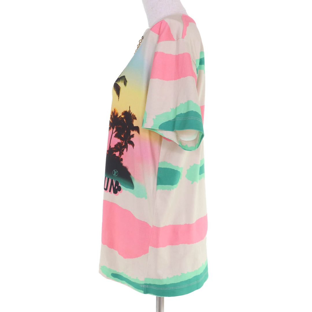 Excellent LOUIS VUITTON Short sleeve T-shirt Epiprint Palm Tree Women S 1A9XP0