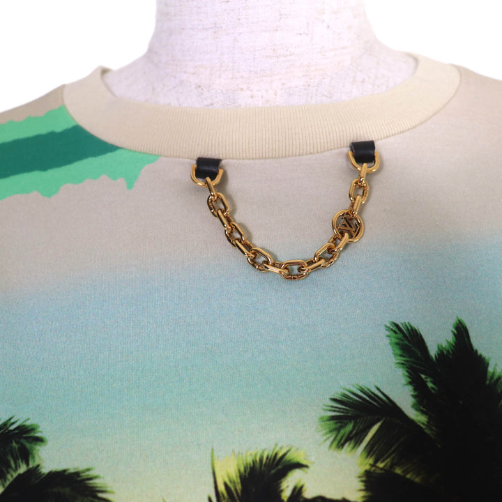 Excellent LOUIS VUITTON Short sleeve T-shirt Epiprint Palm Tree Women S 1A9XP0