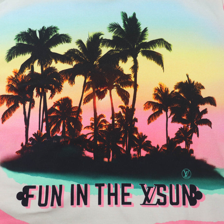Excellent LOUIS VUITTON Short sleeve T-shirt Epiprint Palm Tree Women S 1A9XP0