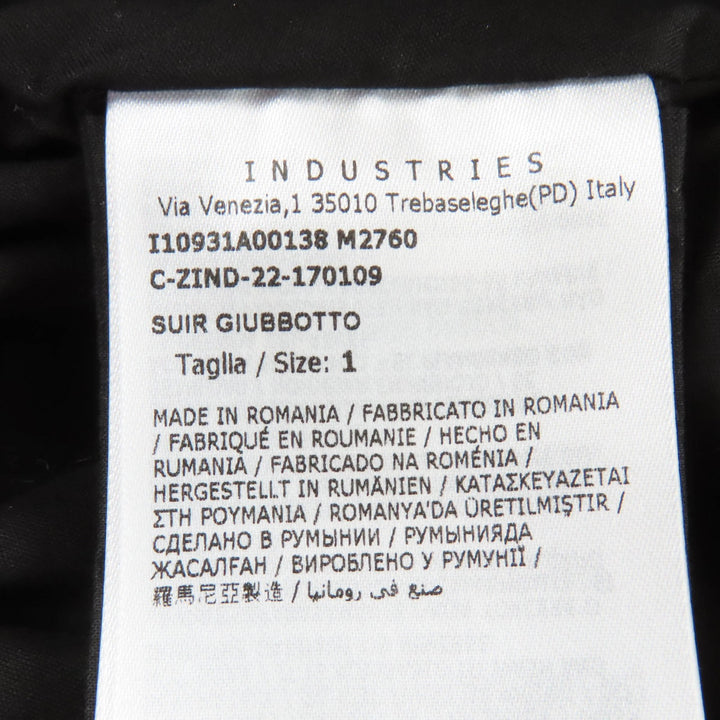 Pristine MONCLER Nylon jacket SUIR Leather logo patch with hood Dark navy 1