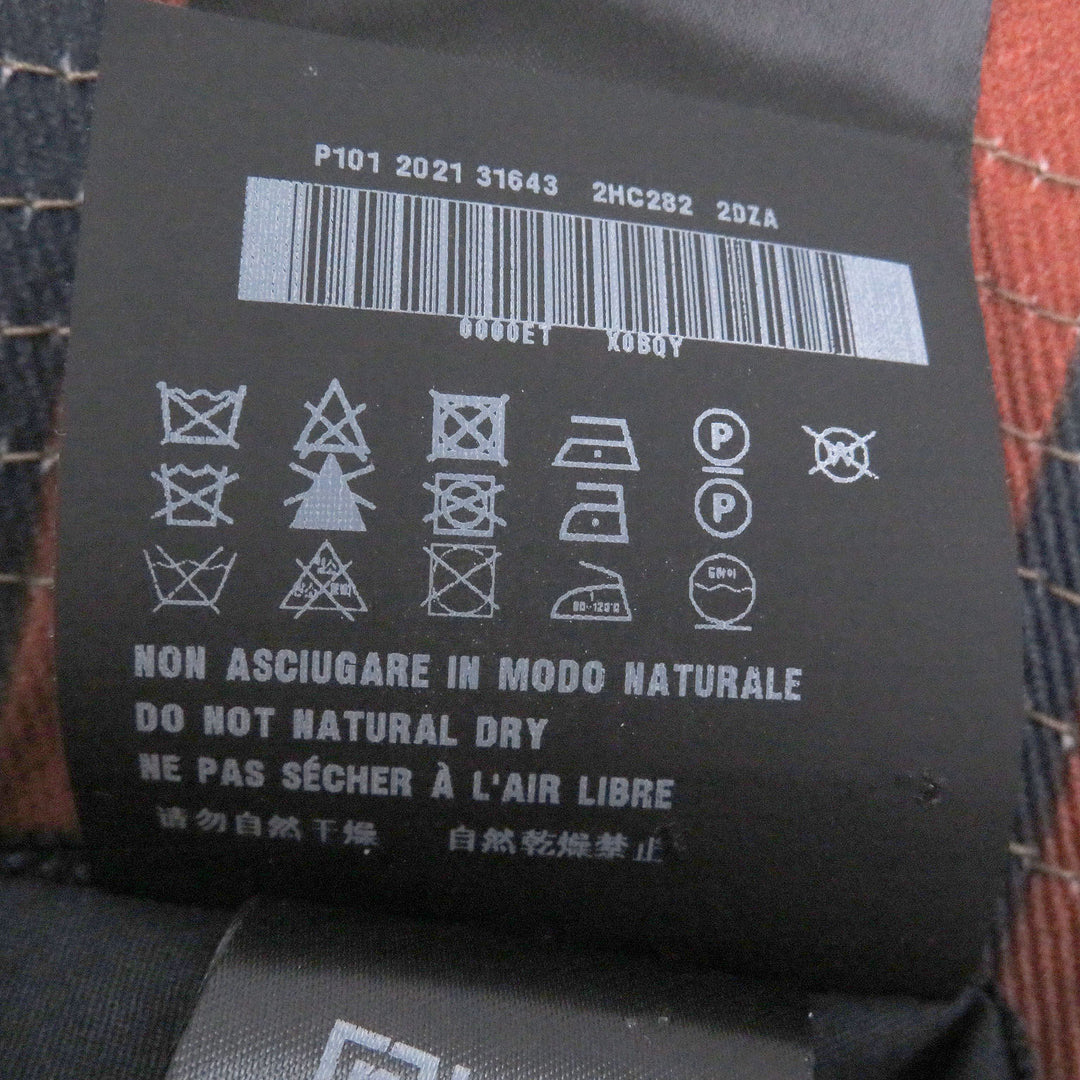 Excellent PRADA hat Triangle pouch, stripe pattern, drill hat, bucket hat