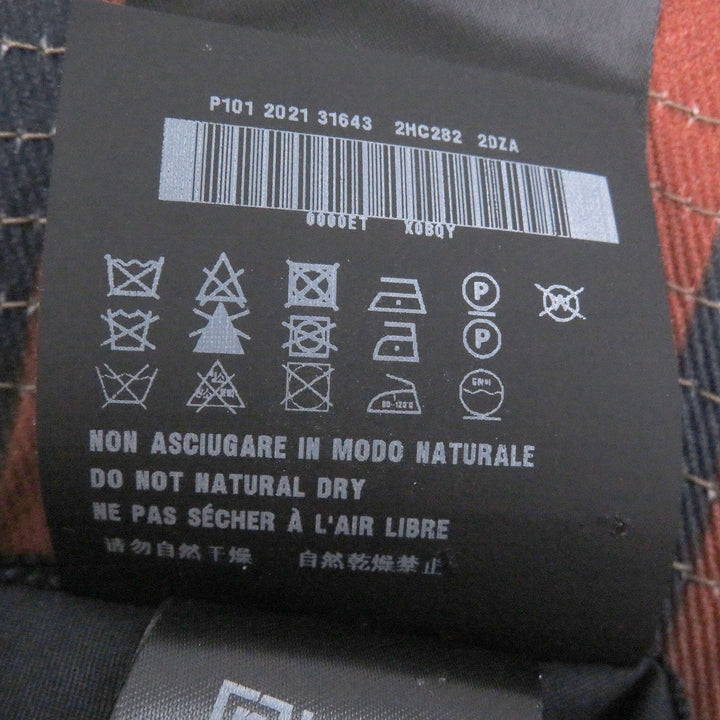 Excellent PRADA hat Triangle pouch, stripe pattern, drill hat, bucket hat
