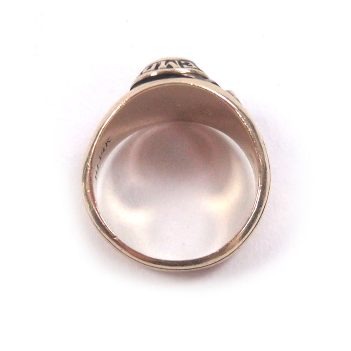 Great HERFF JONES Ring FREMONT HIGH SCHOOL 1988 College gold 14K mens
