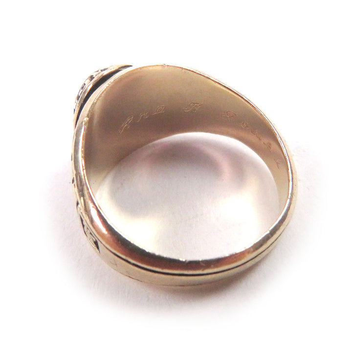 Great HERFF JONES Ring FREMONT HIGH SCHOOL 1988 College gold 14K mens
