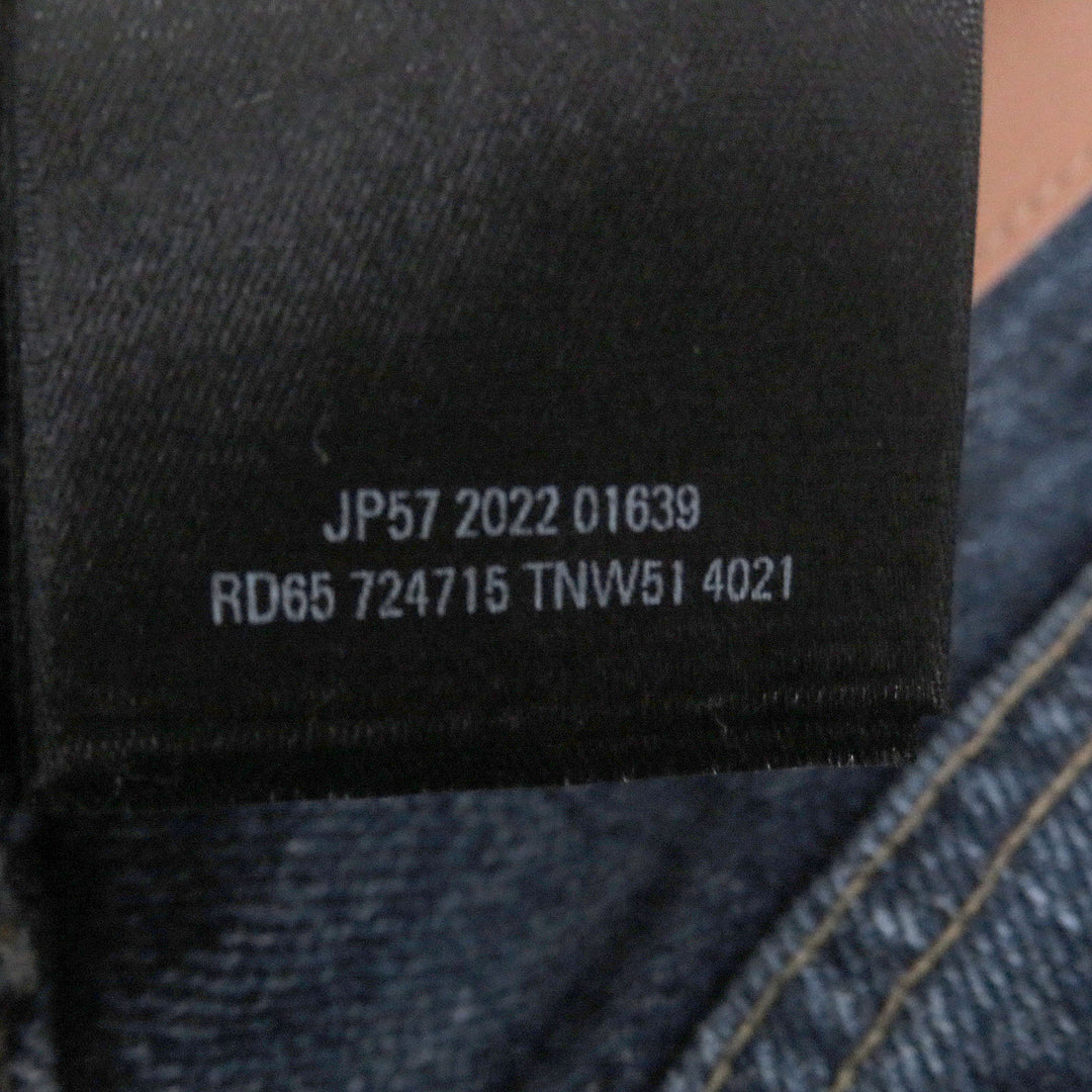 Excellent BALENCIAGA Denim pants RELAXED JEANS DEEP BLUE Button fly