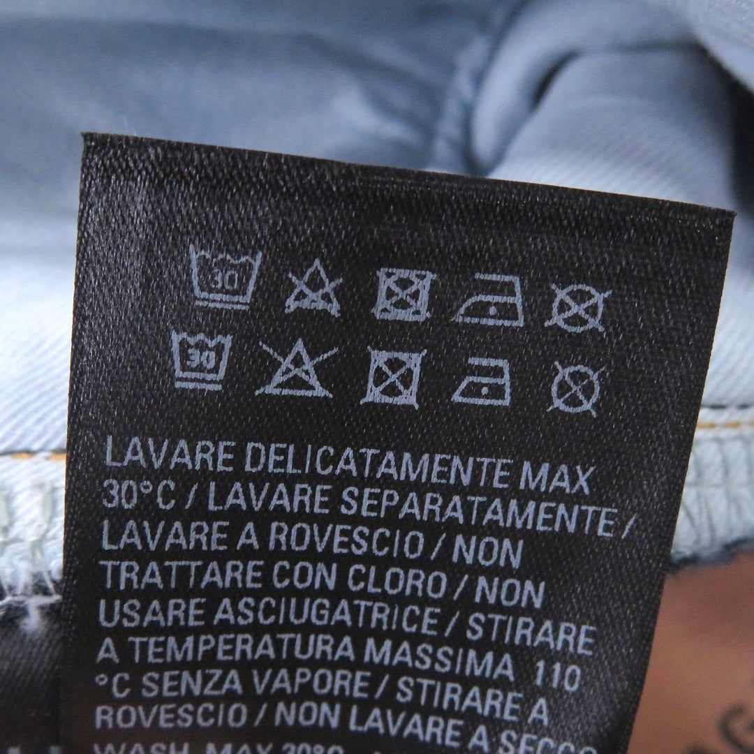 Excellent BALENCIAGA Denim pants RELAXED JEANS DEEP BLUE Button fly
