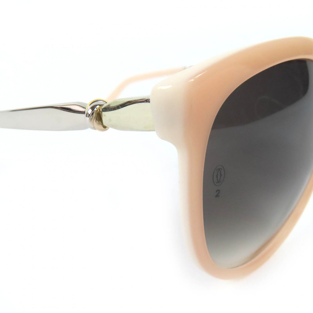 Very Good Cartier sunglasses Lady Trinity logo Pale pink Women T8201067
