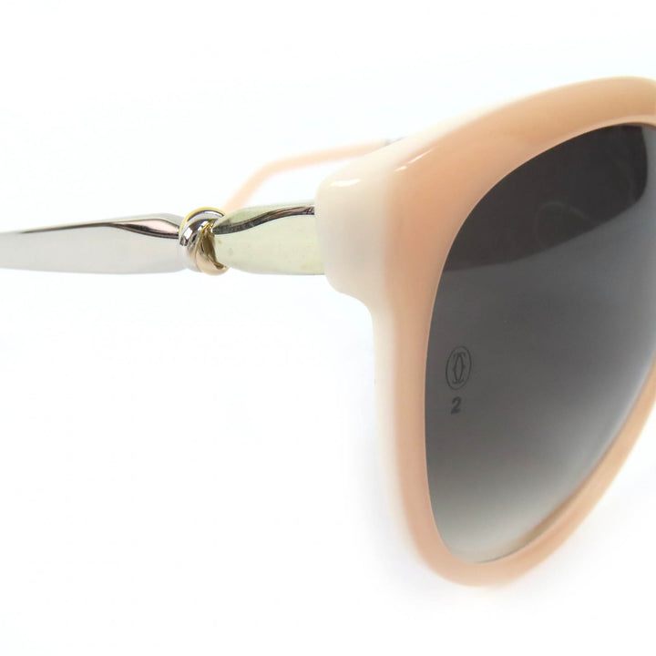 Very Good Cartier sunglasses Lady Trinity logo Pale pink Women T8201067
