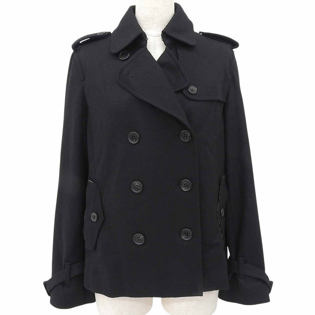 Pristine BURBERRY LONDON trench coat Logo buttons, Nova check lining, wool 44