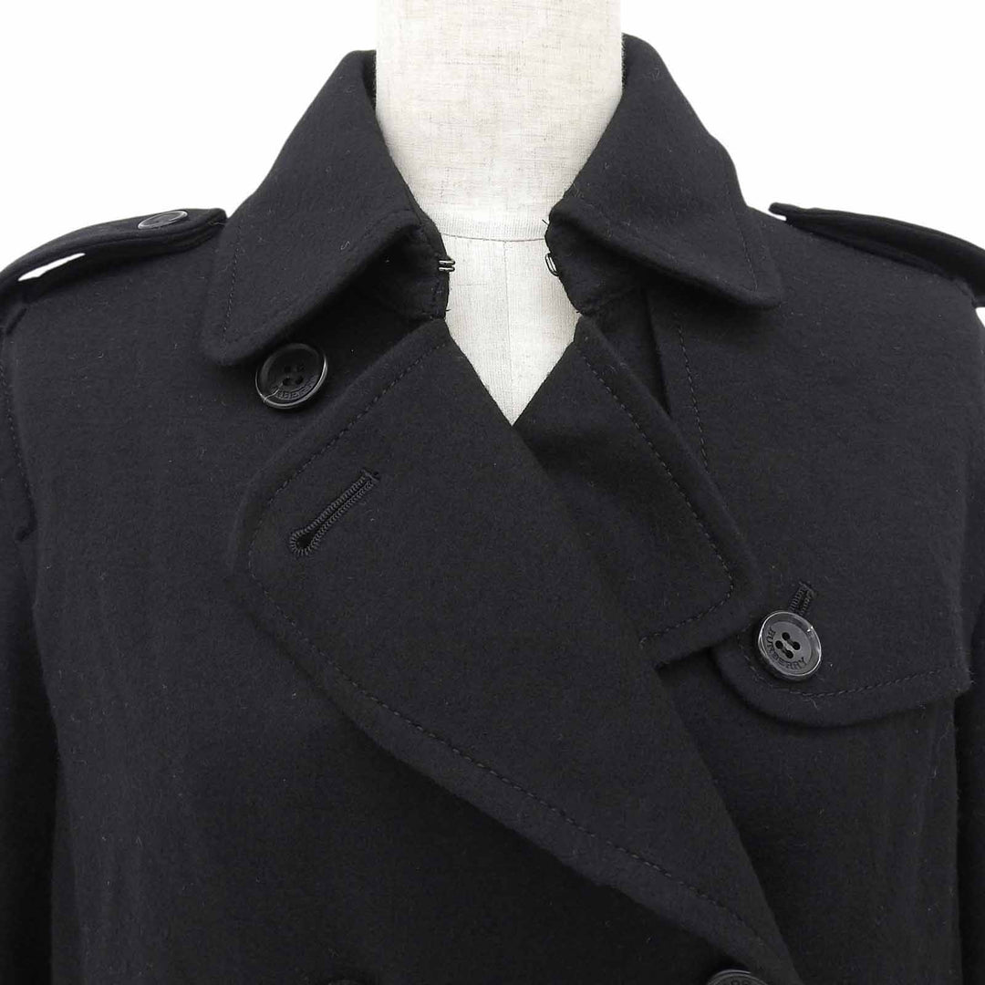 Pristine BURBERRY LONDON trench coat Logo buttons, Nova check lining, wool 44