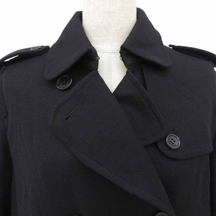 Pristine BURBERRY LONDON trench coat Logo buttons, Nova check lining, wool 44