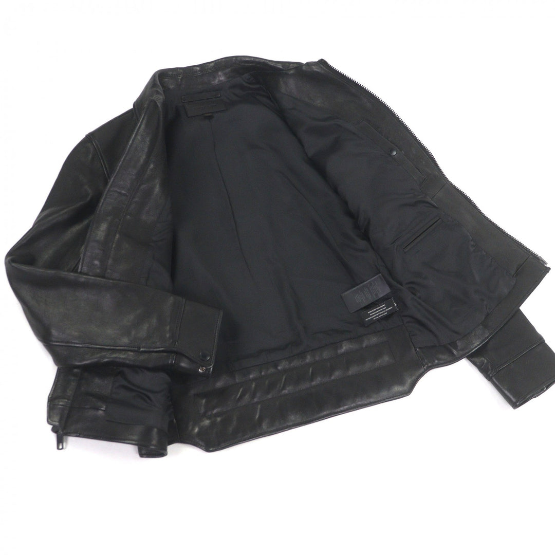 Great COACH leather jacket Riders black Sheep leather mens S