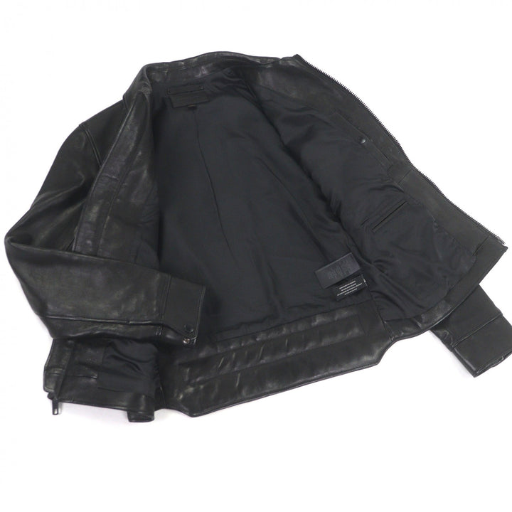 Great COACH leather jacket Riders black Sheep leather mens S