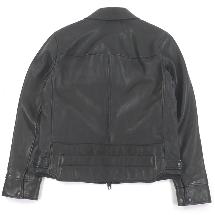 Great COACH leather jacket Riders black Sheep leather mens S