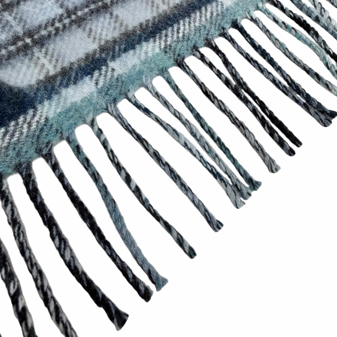 Pristine HERMES Scarf Echec aux Roi Tartan cashmere mens