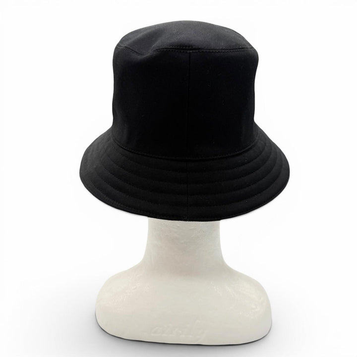 Pristine HERMES hat black cotton mens