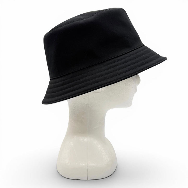 Pristine HERMES hat black cotton mens