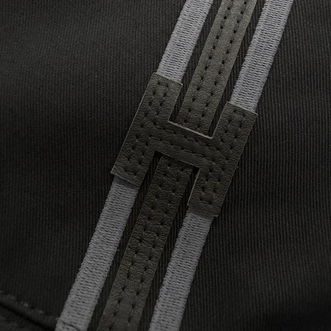 Pristine HERMES hat black cotton mens