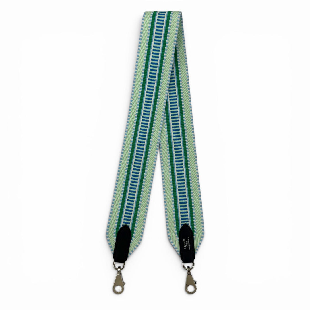 Excellent HERMES Shoulder strap Bundriere San Glucaval Tower ash Women