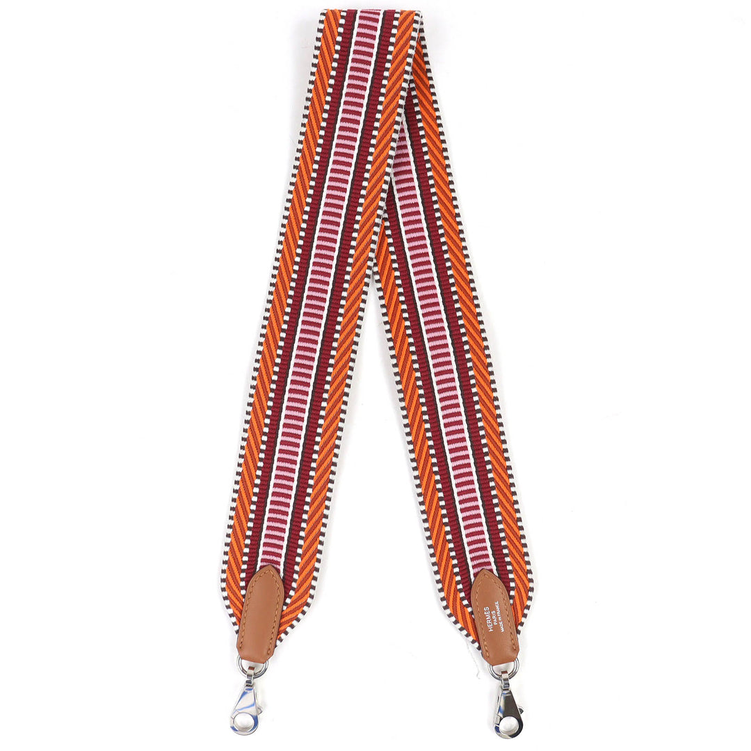 Great HERMES Shoulder strap Bundriere San Glucaval Tower ash Women