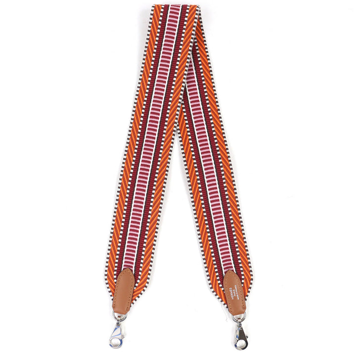 Great HERMES Shoulder strap Bundriere San Glucaval Tower ash Women