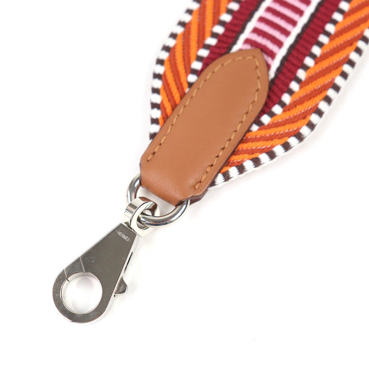 Great HERMES Shoulder strap Bundriere San Glucaval Tower ash Women