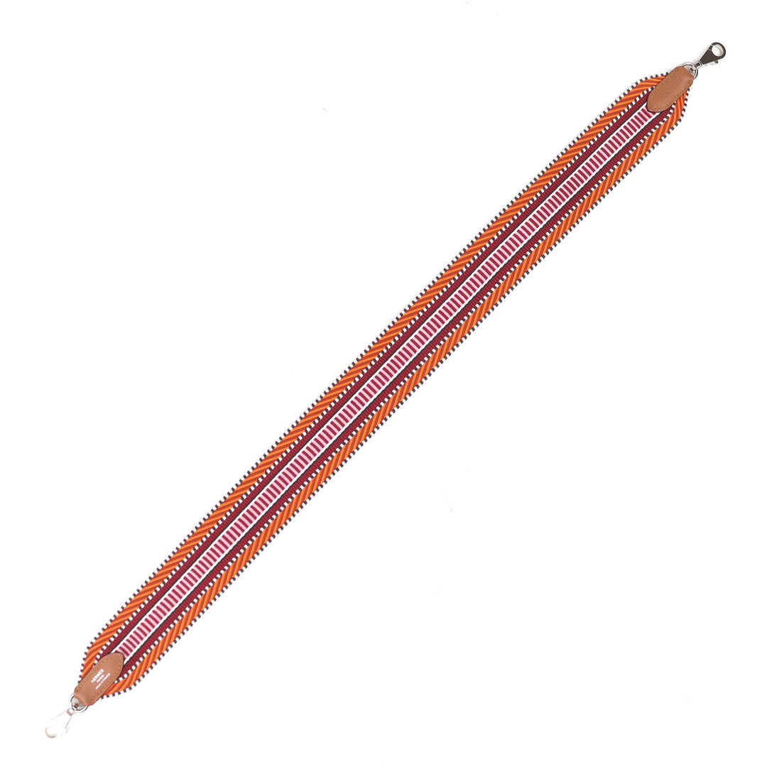 Great HERMES Shoulder strap Bundriere San Glucaval Tower ash Women
